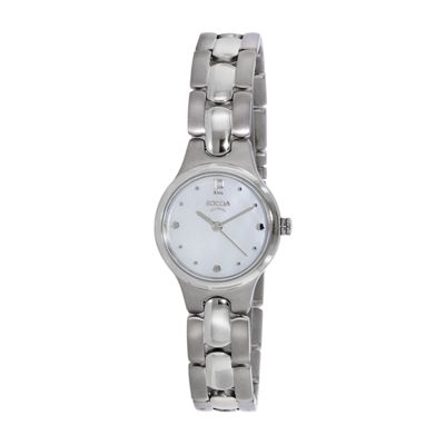 Boccia Titanium Ladies Watch w/Mother of Pearl Dial - 3222-01